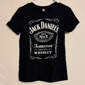 Abella Black Graphic Tee